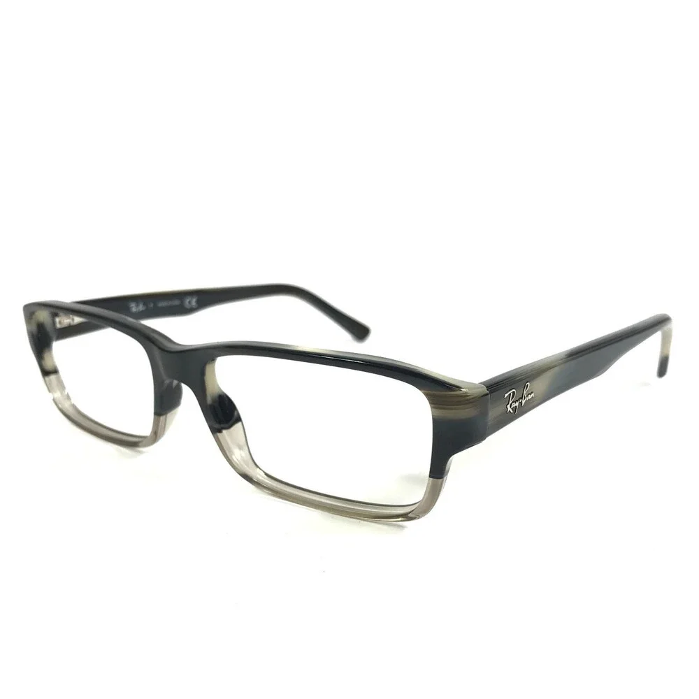 Ray-Ban Eyeglasses Frames RB5169 5540 Black Beige Rectangle Full Rim 54-16-140